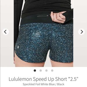 Lululemon Speed Up Short 2.5”